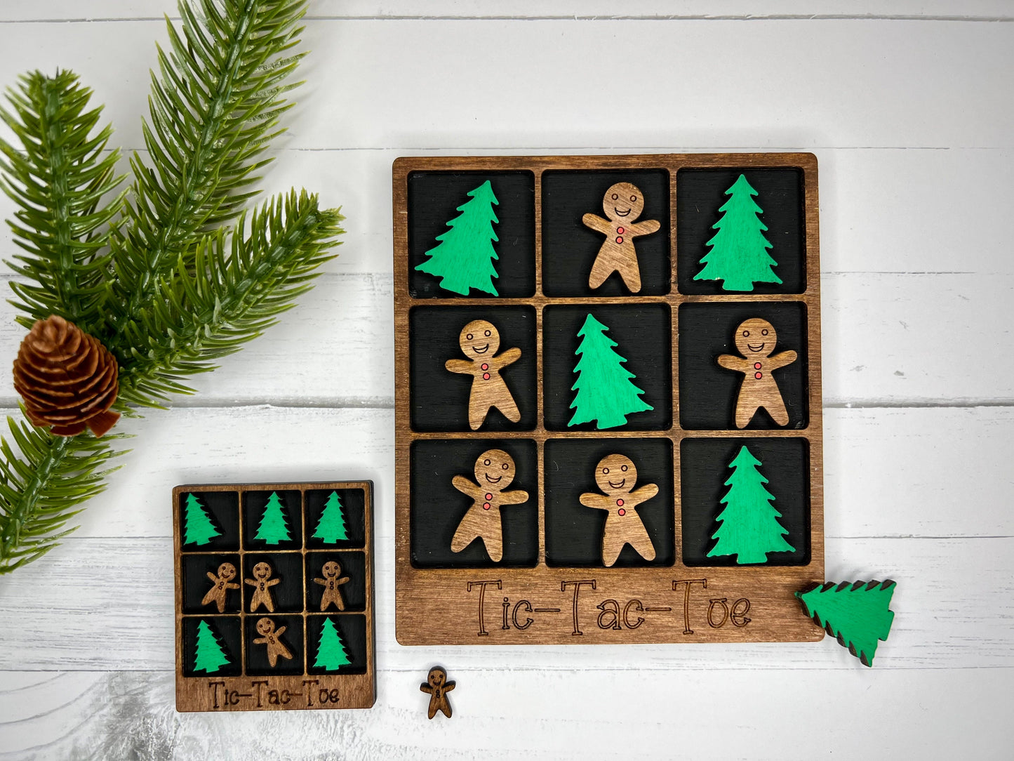 Christmas Tic Tac Toe, Christmas Game, Stocking Stuffer, Elf Tic Tac Toe, Elf decor